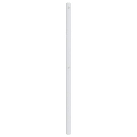 Hoofdbord 100 cm metaal wit 5