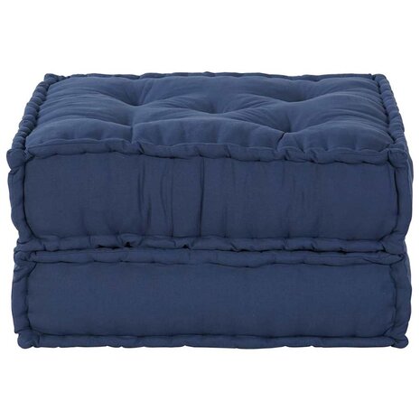 Modulaire Poef in Indigo - 70x70x36 Stof 3
