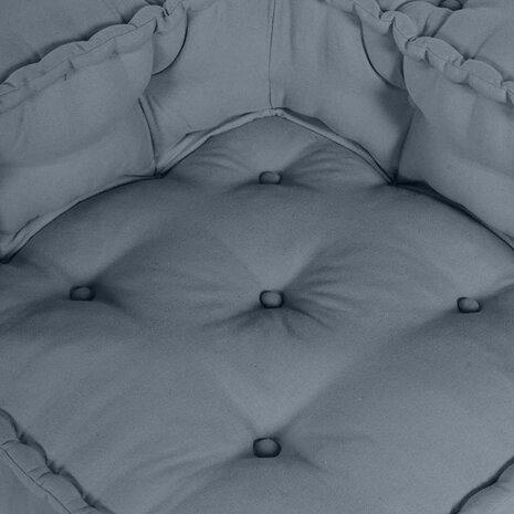 Grijze Modulaire Poef 140 x 70 x 36 cm 5