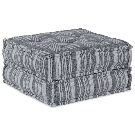 Modulaire Poef in Grijs - 70x36 cm 3
