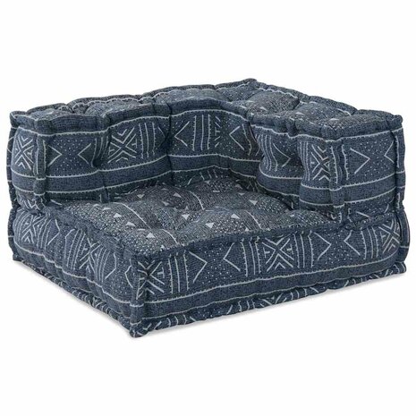 Modulair Poef Indigo 70 x 70 x 54 Stof 3