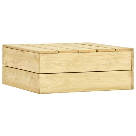 Tuintafel 75x75x31 cm geïmpregneerd grenenhout 1
