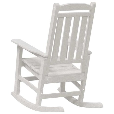 Tuin Schommelstoel Wit 70 x 92 x 108cm Kunststof 6