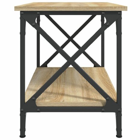 Bijzettafel 55x38x45 cm bewerkt hout sonoma eikenkleurig 5