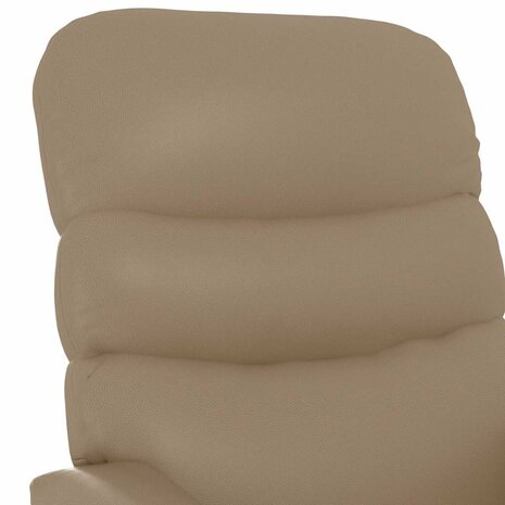 Massagestoel kunstleer cappuccinokleurig 6