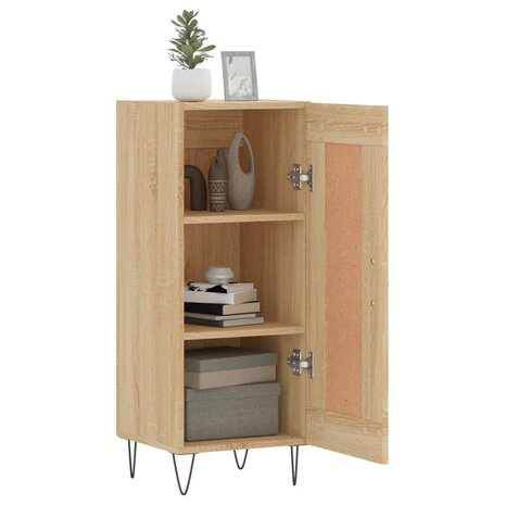 Dressoir 34,5x34x90 cm bewerkt hout sonoma eiken 4