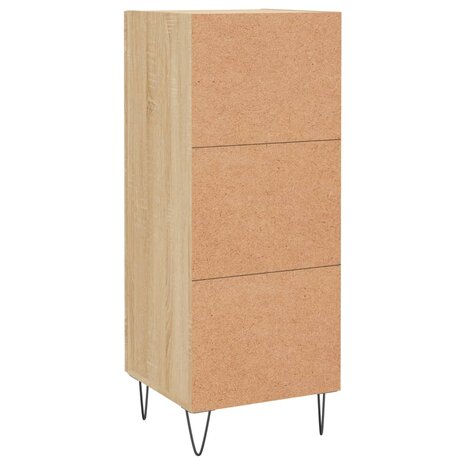 Dressoir 34,5x34x90 cm bewerkt hout sonoma eiken 8