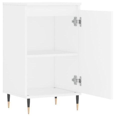 Dressoir 40x35x70 cm bewerkt hout wit 6