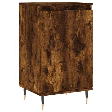 Dressoir 40x35x70 cm bewerkt hout gerookt eikenkleurig 2