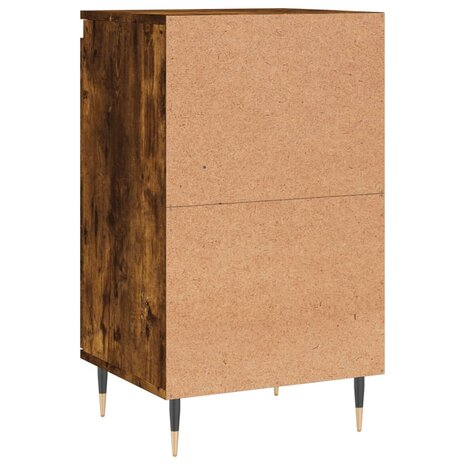 Dressoir 40x35x70 cm bewerkt hout gerookt eikenkleurig 8