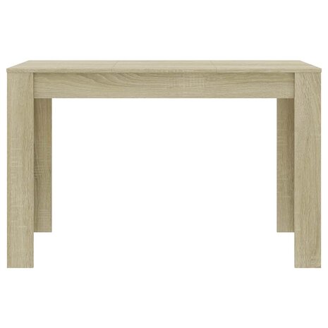 Eettafel 120x60x76 cm bewerkt hout sonoma eikenkleurig 4
