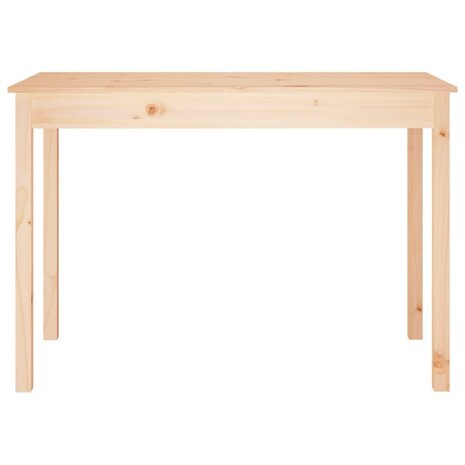 Eettafel 110x55x75 cm massief grenenhout 3