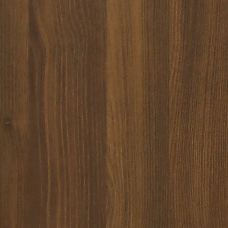 Eettafel 80x80x75 cm bewerkt hout bruin eikenkleur 6