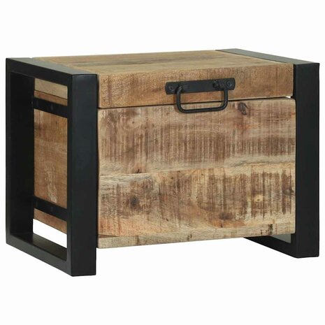 Opbergkisten met opslag Bruin 40 x 30 x 30 cm Massief mangohout 1