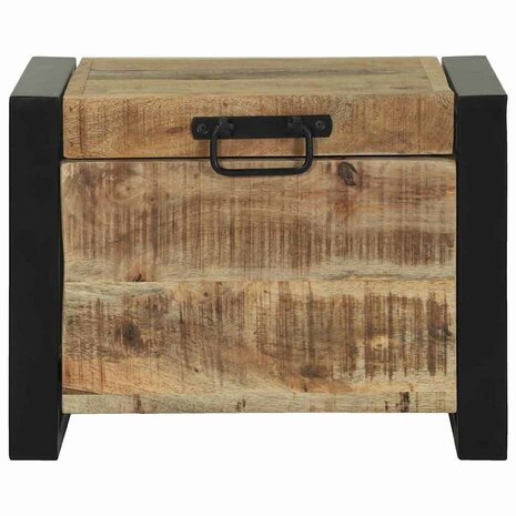 Opbergkisten met opslag Bruin 40 x 30 x 30 cm Massief mangohout 5