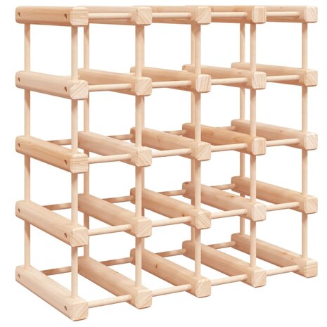 Wijnrek voor 20 flessen 46,5x23x46,5 cm massief grenenhout 5
