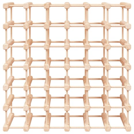Wijnrek voor 42 flessen 68,5x23x68,5 cm massief grenenhout 3