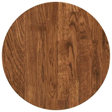 Tafelblad Anders Donkerbruin Ø 30 x 2.5 cm Massief eikenhout 2