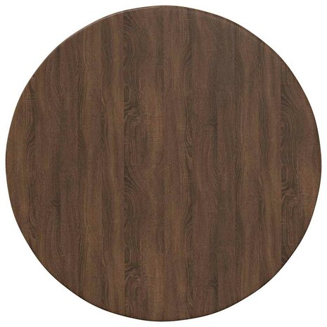 Tafelblad bruin eikenkleur 50 x 50 x 1.5 cm Bewerkt hout 2