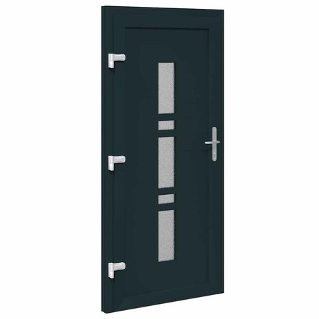 Voordeur Antraciet PVC 9