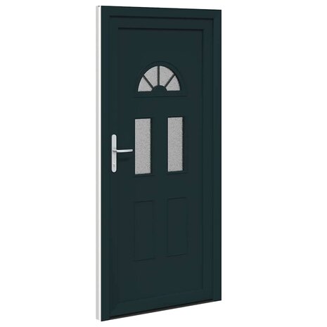 Voordeur Antraciet PVC 4