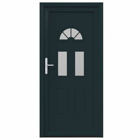Voordeur Antraciet PVC 6