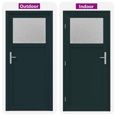 Voordeur Antraciet PVC 8