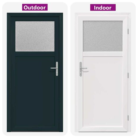 Voordeur Antraciet PVC 7