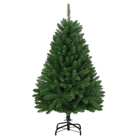 Kunstkerstboom met scharnieren en standaard 150 cm 2