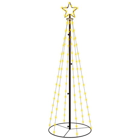 Kegelkerstboom 108 LED&apos;s 70x180 cm warmwit 2