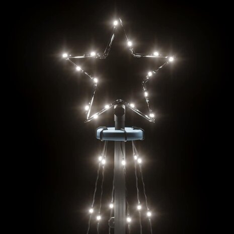Kegelkerstboom 108 LED&apos;s 70x180 cm koudwit 5