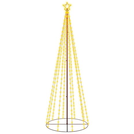 Kegelkerstboom 310 LED&apos;s 100x300 cm warmwit 2