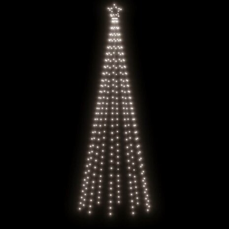 Kegelkerstboom 310 LED&apos;s 100x300 cm koudwit 4