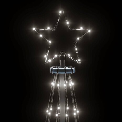 Kegelkerstboom 310 LED&apos;s 100x300 cm koudwit 5