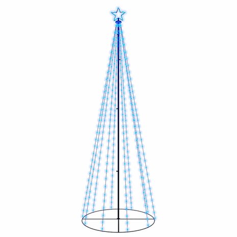 Kegelkerstboom 310 LED&apos;s 100x300 cm blauw 2