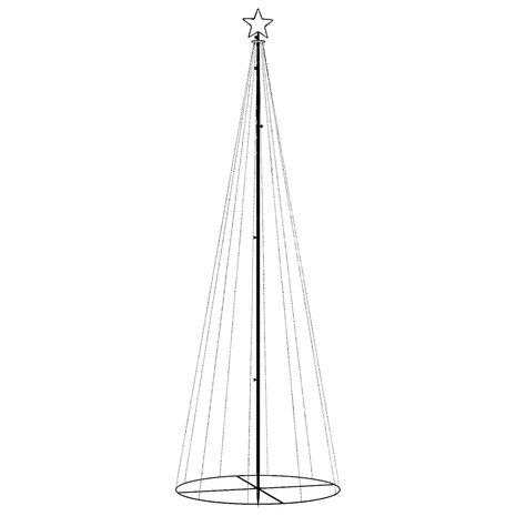 Kegelkerstboom 310 LED&apos;s 100x300 cm blauw 3