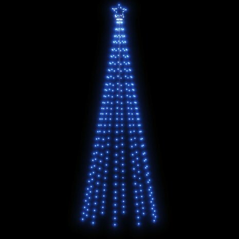 Kegelkerstboom 310 LED&apos;s 100x300 cm blauw 4