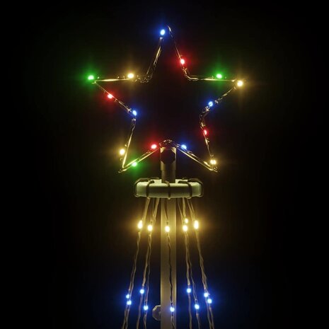 Kegelkerstboom 310 LED&apos;s 100x300 cm meerkleurig 5