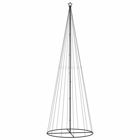 Kegelkerstboom 732 LED&apos;s warmwit 160x500 cm 3