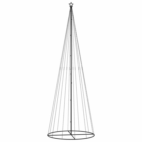 Kegelkerstboom 732 LED&apos;s koudwit 160x500 cm 3