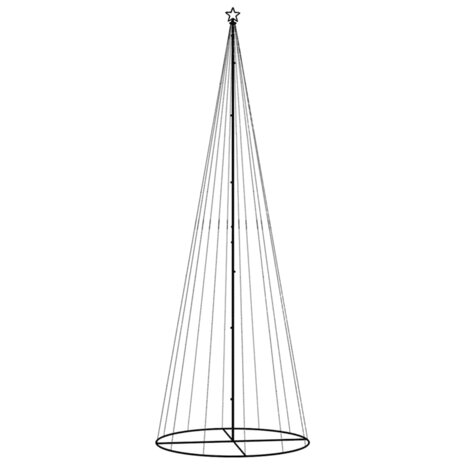 Kegelkerstboom 732 LED&apos;s blauw 160x500 cm 3