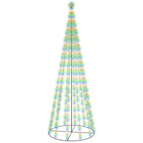 Kegelkerstboom 732 LED&apos;s meerkleurig 160x500 cm 2
