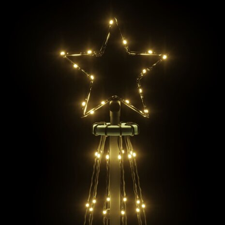 Kerstboom met grondpin 310 LED&apos;s warmwit 300 cm 5