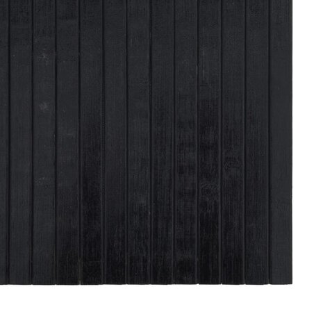 Vloerkleed rechthoekig 60x100 cm bamboe zwart 6