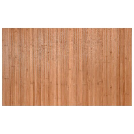 Vloerkleed rechthoekig 60x100 cm bamboe naturel 2