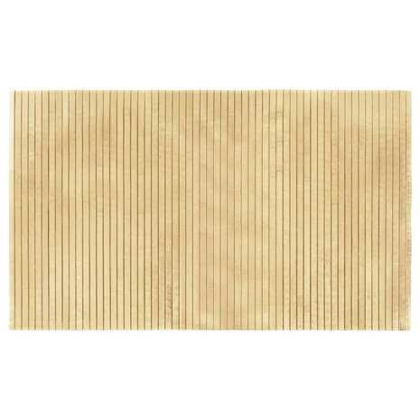 Vloerkleed rechthoekig 60x100 cm bamboe lichtnaturel 2