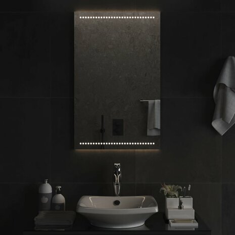 Badkamerspiegel LED 50x80 cm 3