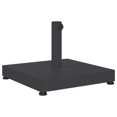 Buiten Parasolvoet Donkergrijs 45 x 45 x 31.5 cm Staal, Beton 2