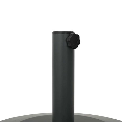 Buiten Parasolvoet Donkergrijs 48 x 48 x 32 cm Staal, Beton 9
