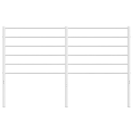Hoofdbord metaal wit 140 cm 4